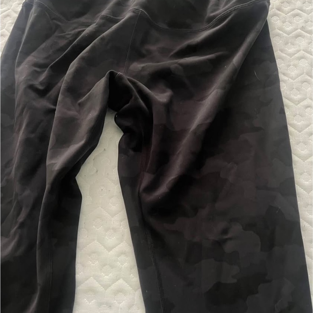 lululemon athletica Black Camo Leggings